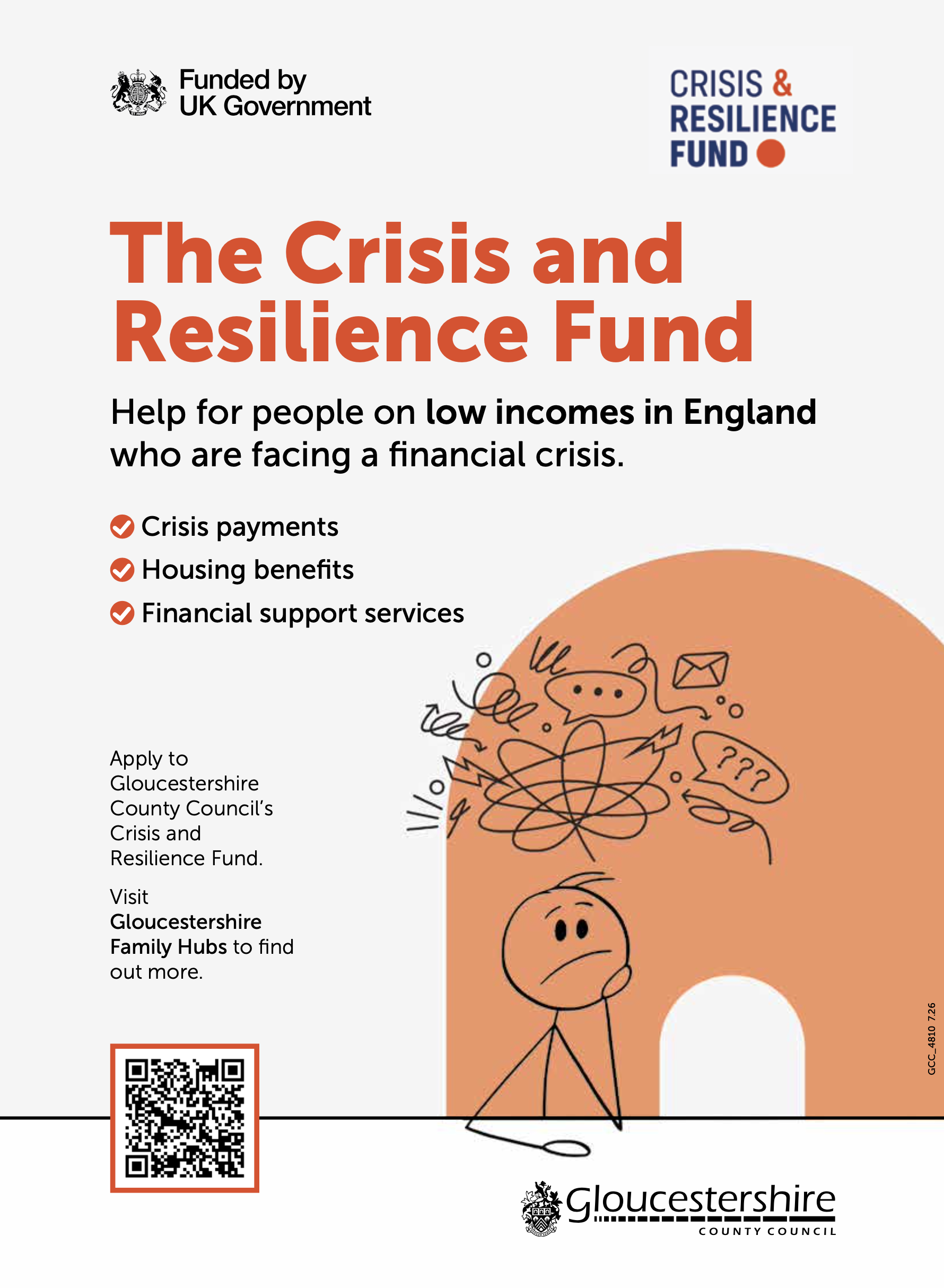 Details fo the Crisis and Resilience Fund in Gloucestershire