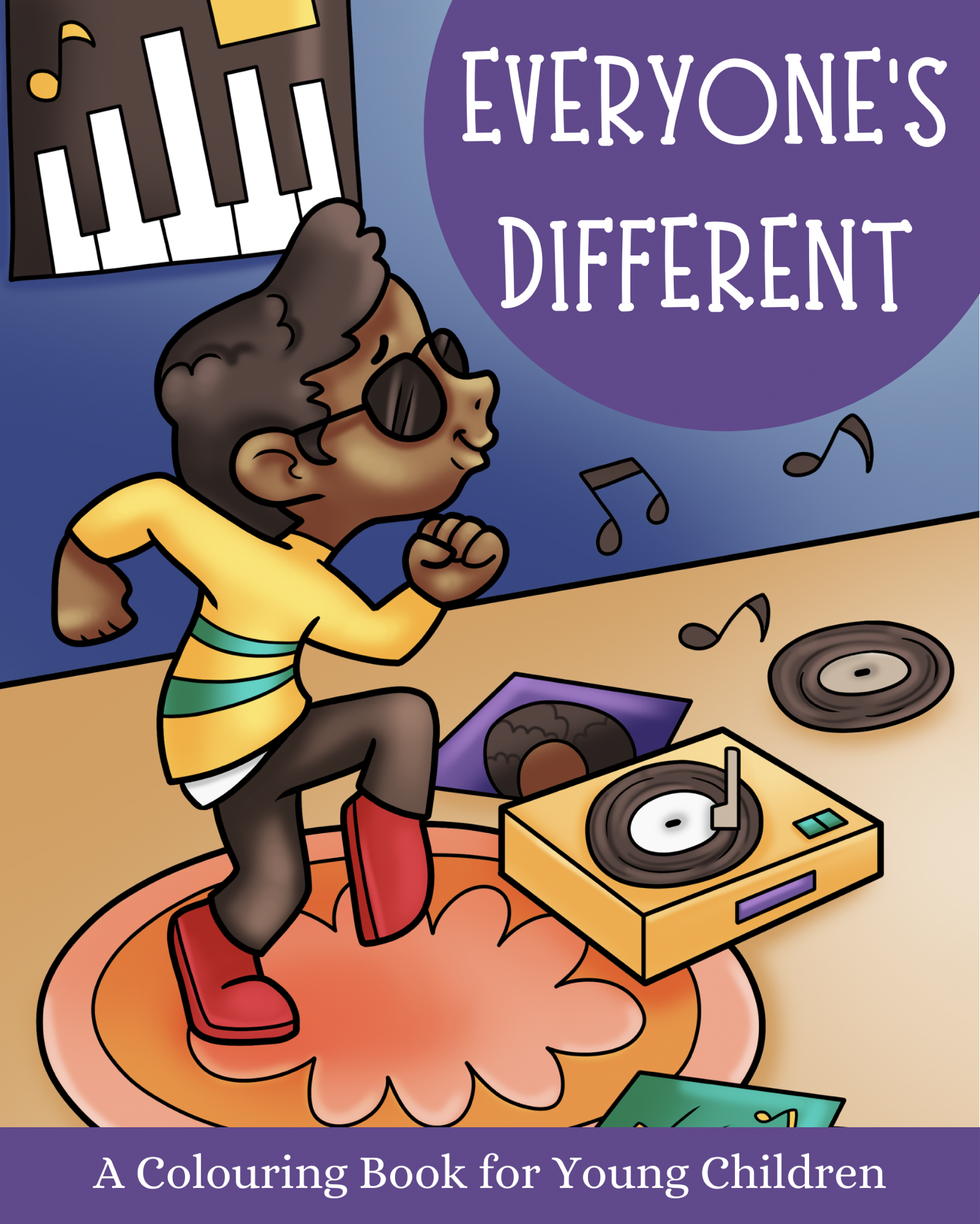 Everyone's Different - A Colouring Book for Children