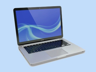 Laptop with metal casing