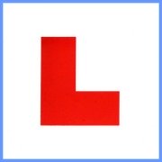 Learner driver plate